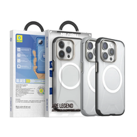 BLUEO APE LEGEND ANTI-DROP PHONE CASE WITH MAGENTIC iPhone 16 Pro Max, grey