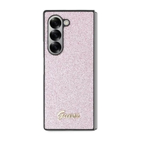 Guess GUHCZFD6HGGSHP Samsung Galaxy Z Fold6 F956 pink hardcase 4G Glitter Script