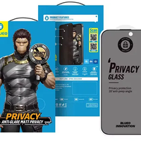 BLUEO Full Cover Anti-Peep Matte Glass iPhone 13/13 Pro/14