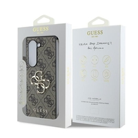 Guess GUHCZFD64GMGBR Samsung Galaxy Z Fold6 F956 brown Leather 4G Metal Logo