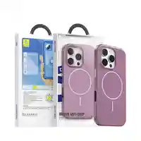 BLUEO Brown Anti-Drop Magnetic Phone Case iPhone 16, Purple