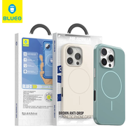 BLUEO Brown Anti-Drop Magnetic Phone Case iPhone 16, Green