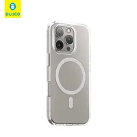 BLUEO Crystal Pro Drop Resistance Phone Case With Magnetic iPhone 16 Pro Max, прозрачен