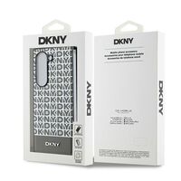 DKNY DKHMZFD6PSOSPW Samsung Galaxy Z Fold6 F956 brown Repeat Pattern Bottom Stripe