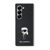 Karl Lagerfeld KLHCZFD6SAPKINPKK Samsung Galaxy Z Fold6 black Saffiano Ikonik Pin