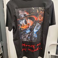 Тениска MONEY ON MY MIND(черно)