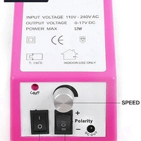 НЕМСКА Електрическа пила за нокти Lina Mercedes 2000, 20 000 оборота + ЛЕД ФЕНЕР