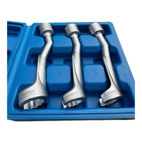 НЕМСКИ Комплект Ключове за Тръбичките на Дюзите към Инжекторите HAWEK HW-1050 + ЛЕД ФЕНЕР