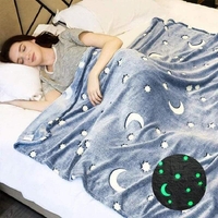 НЕМСКО Магическо флуоресцентно пухено одеяло 150x120 см. Magic Blanket + ЛЕД ФЕНЕР