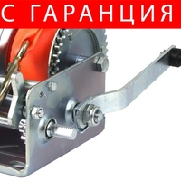 НЕМСКА Полска Ръчна Лебедка с Колан 2500lb – 1133кг Mar-Pol + ЛЕД ФЕНЕР