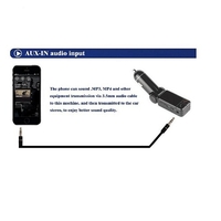 НЕМСКО Bluetooth зарядно устройство за кола и mp3 плейър, Стерео технология, Захранване за автомобилна запалка + ЛЕД ФЕНЕР