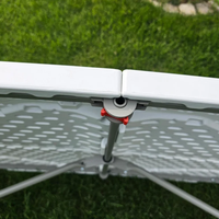 НЕМСКА Сгъваема Кетъринг Маса 76/183 см PETTEX + ЛЕД ФЕНЕР