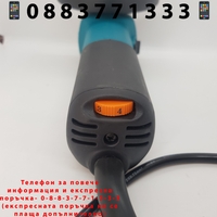 НЕМСКИ Електрически Ъглошлайф Kraft 125 мм 1400W с регулация на оборотите + ЛЕД ФЕНЕР