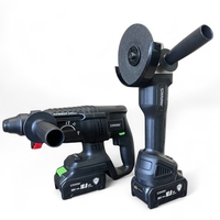 НЕМСКИ Акумулаторен Комплект 4в1 Гайковерт – Винтоверт Ъглошлайф и Пефоратор 36V 10AH STAHLMAYER + ЛЕД ФЕНЕР