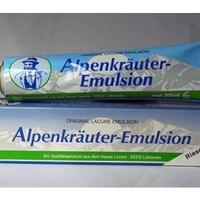 НЕМСКИ Алпийски мехлем Alpenkräuter Emulsion Lacure 200мл за болки и възпаления + ЛЕД ФЕНЕР