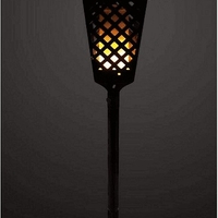 НЕМСКА Голяма Соларна LED лампа за градина, Тип Пламък, 2/4/8 броя + ЛЕД ФЕНЕР