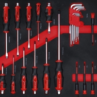 НЕМСКИ Шкаф за Инструменти с 7 чекмеджета EVERFORCE + ЛЕД ФЕНЕР