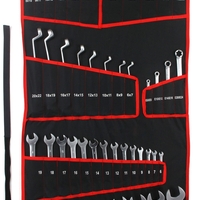 НЕМСКИ Полски Комплект Комбинирани Ключове 47 части MAR-POL + ЛЕД ФЕНЕР