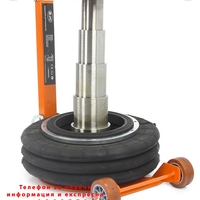 НЕМСКИ Пневматичен Крик балон 6 тона 6000кг BJC + ЛЕД ФЕНЕР