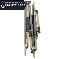 НЕМСКО Походно Легло – Шезлонг ISMA до 200кг 670х1930мм + ЛЕД ФЕНЕР