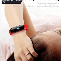 НЕМСКИ Смарт часовник и гривна B1 с 1,3-инчов IPS сензорен екран, Функции стъпки, сън, сърдечен ритъм, кръвно налягане + ЛЕД ФЕНЕР