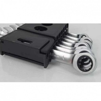 НЕМСКИ Тресчотъчни Звездогаечни Ключове 8-19 RockForce + ЛЕД ФЕНЕР