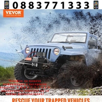 НЕМСКА Електрическа Лебедка със стоманено въже + ЛЕД ФЕНЕР