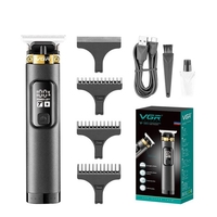 НЕМСКИ Акумулаторен Тример за Коса и Брада Машинка за Подстригване VGR 985 + ЛЕД ФЕНЕР