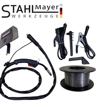 НЕМСКО Телоподаващо Инверторен Електрожен 400А 2в1 Заваръчна Техника STAHLMAYER + ЛЕД ФЕНЕР