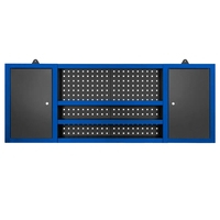 НЕМСКИ Комплект Работна Маса Шкафове и Сервизни Колички Метал HAWEK + ЛЕД ФЕНЕР