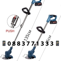 НЕМСКИ Акумулаторен Тример STAHLMAYER 36V 8,0AH Градински Безжичен Храсторез Косачка за трева + ЛЕД ФЕНЕР