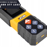 НЕМСКА Лазерна Ролетка JCB 30 метра LDM-30 + ЛЕД ФЕНЕР