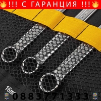 НЕМСКИ Органайзер за Звездогаечни Ключове Празен Калъф 25 броя JCB + ЛЕД ФЕНЕР