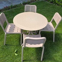 НЕМСКИ Комплект Мария 4 Стола С Маса + Подарък ЛЕД ФЕНЕР