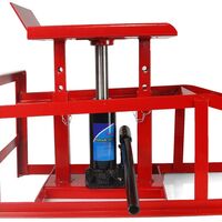 НЕМСКИ Комплект 2 Рампи за Кола 5 тона с Крик MAR-POL 113.5см Рампа Платформа + ЛЕД ФЕНЕР