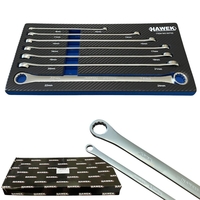 НЕМСКИ КОМПЛЕКТ КЛЮЧОВЕ ДЪЛГИ ПРАВИ ЗВЕЗДИ ( УДЪЛЖЕНИ) 8 – 24 ММ 7 ЧАСТИ HAWEK + ЛЕД ФЕНЕР