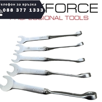 НЕМСКИ Звездогаечни Ключове Twist ROCKFORCE 5 части + ЛЕД ФЕНЕР