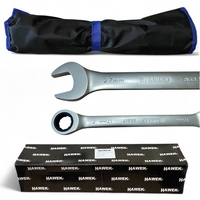 НЕМСКИ ЗВЕЗДОГАЕЧНИ ТРЕСЧОТНИ КЛЮЧОВЕ 8 – 32 ММ 13 ЧАСТИ HAWEK + ЛЕД ФЕНЕР