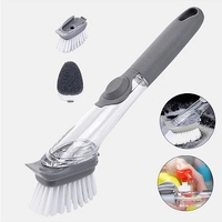 НЕМСКА Мултифункционална четка за почистване с дозотор за препарат,Универсална + ЛЕД ФЕНЕР