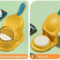 НЕМСКИ Ръчен уред за приготвяне на кнедли и равиоли + ЛЕД ФЕНЕР