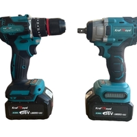 НЕМСКИ Винтоверт и Гайковерт Импакт 2в1 Акумулаторен 36V 8,0AH KRAFTROYAL 2 батерии в куфар + ЛЕД ФЕНЕР