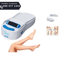 НЕМСКА Електрическа пила за крака и пети, Бяла + ЛЕД ФЕНЕР