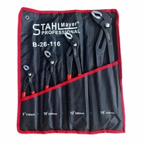 НЕМСКИ Комплект Клещи Гарги STAHLMAYER 175 250 300 400 мм 4 броя + ЛЕД ФЕНЕР