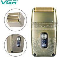 НЕМСКА VGR V-335 Електрическа Самобръсначка С Тройна Титанова Мрежа