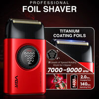 НЕМСКИ Професионален Комплект За Бръснене VGR V-977-V-377 RED EDITION