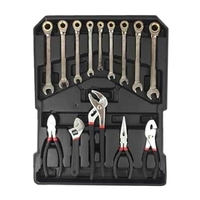 НЕМСКИ Куфар с Инструменти 499 части на колела STAHL MAYER. Tресчотка, тресчотни ключове, отвертки. + ЛЕД ФЕНЕР