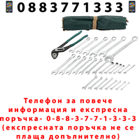 НЕМСКИ Звездогаечни Ключове Комбинирани 6-36мм – Rock Force +ЛЕД ФЕНЕР