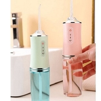 НЕМСКИ Душ за уста, Премахва бактериите, 220мл резервоар, 3.5W, 28,3 х 5 см, Розов + ЛЕД ФЕНЕР