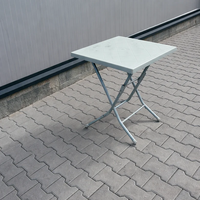 НЕМСКА Квадратна Градинска Маса 80×80 см Eyfel + ЛЕД ФЕНЕР