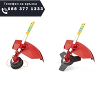 НЕМСКИ Немски Бензинов Тример за Трева 74 куб. + Бензинова Резачка За Дърва 68 кубика KRAFTROYAL + ЛЕД ФЕНЕР